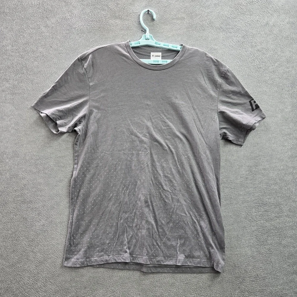 Fox‎ Men Shirt XL Gray Logo Short Sleeve